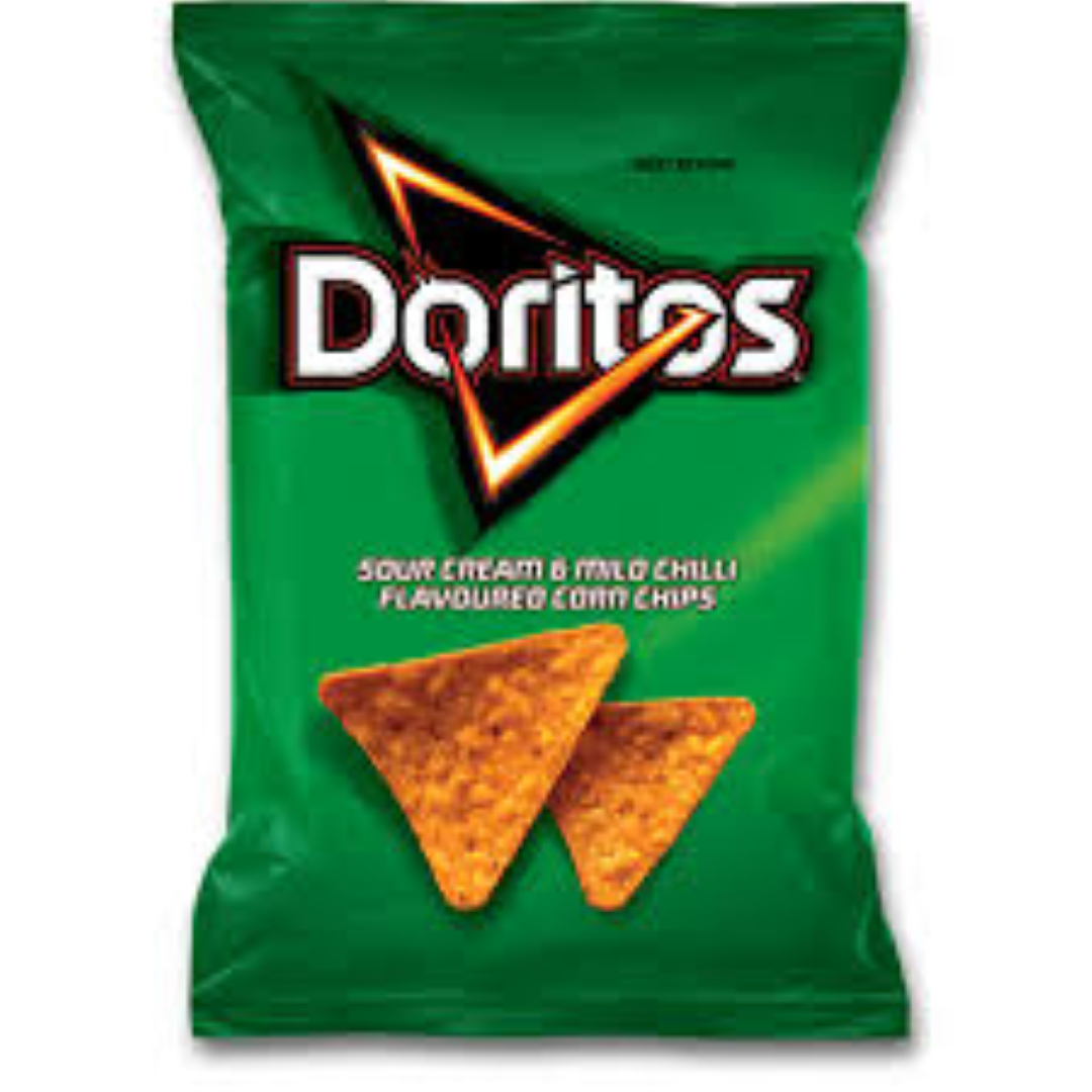 DORITOS SOUR CREAM MILD CHILLI 145G